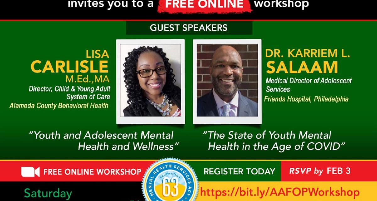 The African American Family Outreach Project Focuses on Mental Health This Month