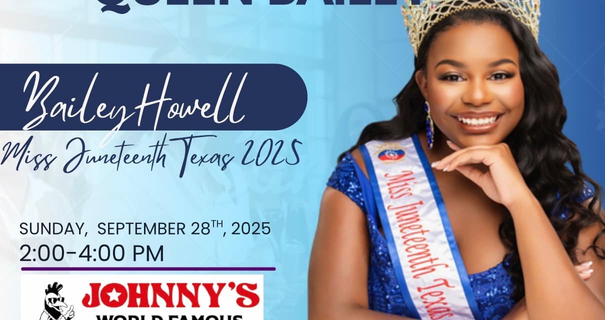 Miss Juneteenth Texas 2025 prepares for the Miss Juneteenth USA pageant with celebratory send-off