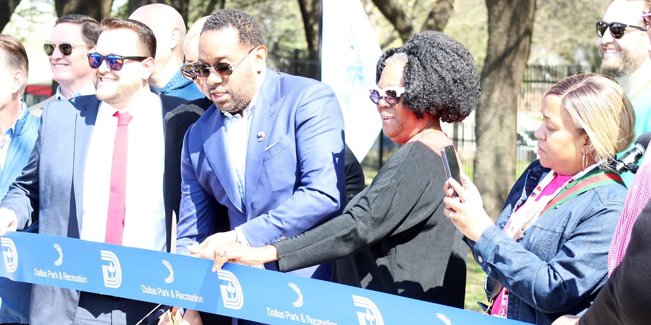 The City of Dallas and Abounding Prosperity, Inc., celebrate the renaming of Kimble Park in Honor of Irene H. Trigg-Myers