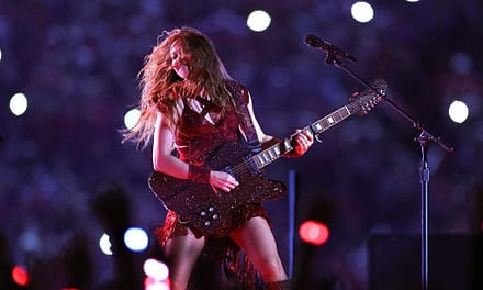 Watch Shakira Shake It with Her Gibson Firebird Guitar During the Super Bowl Halftime Show