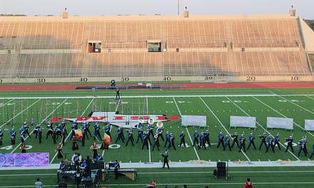 Shots from the FWISD Fall Marching Band Benchmark