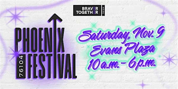 The Phoenix Festival, A Block Party with a Purpose Takes Flight Saturday, November 9th at Evans Plaza