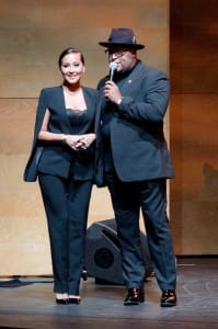 Adrienne Bailon and Israel Houghton