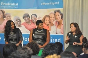 Lisa Tenorio answers a question on the panel