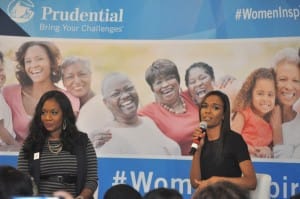 Michelle answers questions from attendees