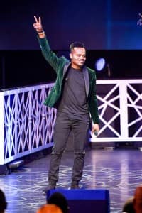 Travis Greene on stage