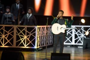 Travis Greene performs